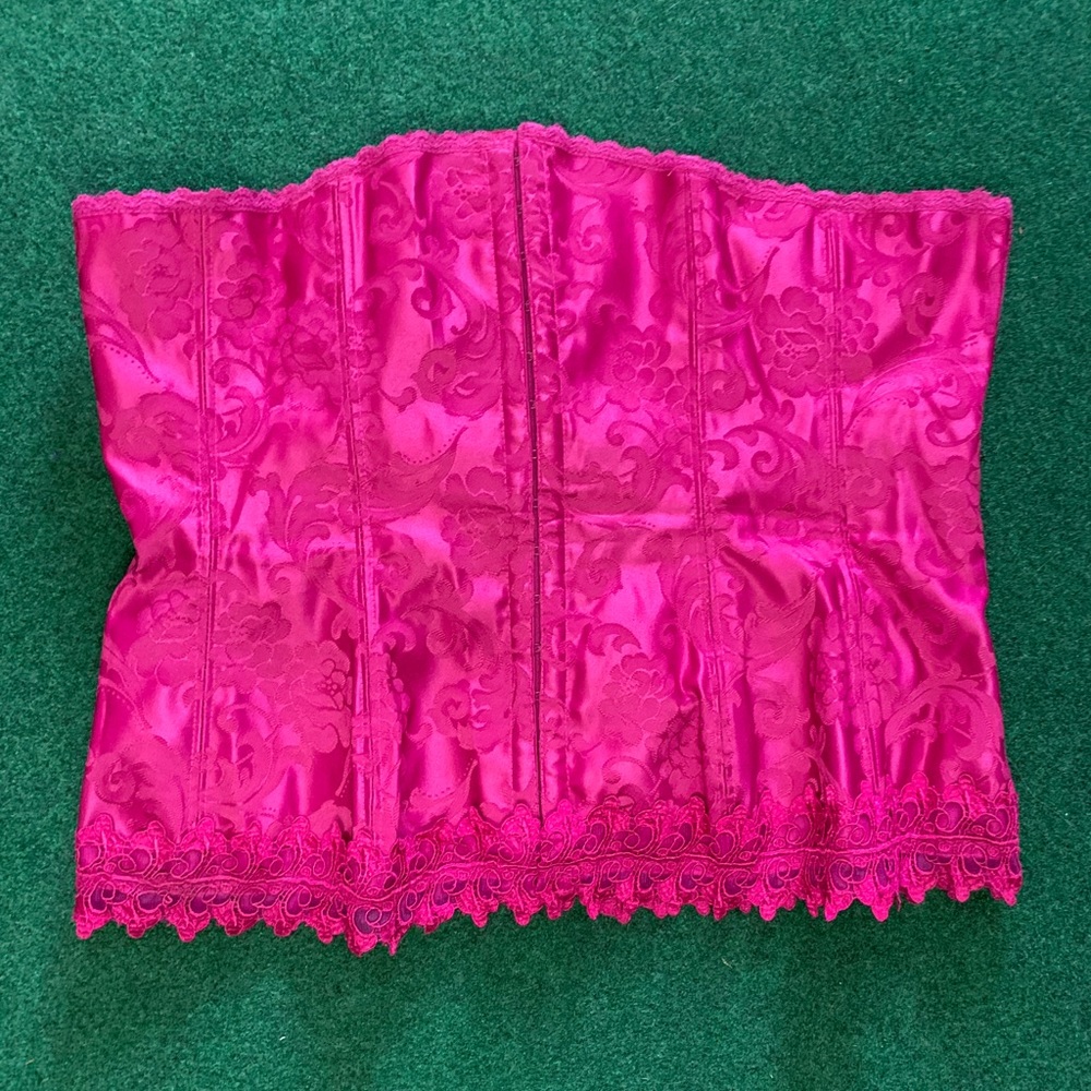 Plus Size Fuchsia Corset Bustier by Frederick’s